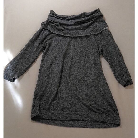 A PEA IN THE POD MATERNITY TUNIC STYLE LONG SLEEVE SHIRT SIZE MEDIUM GRAY - Picture 1 of 5